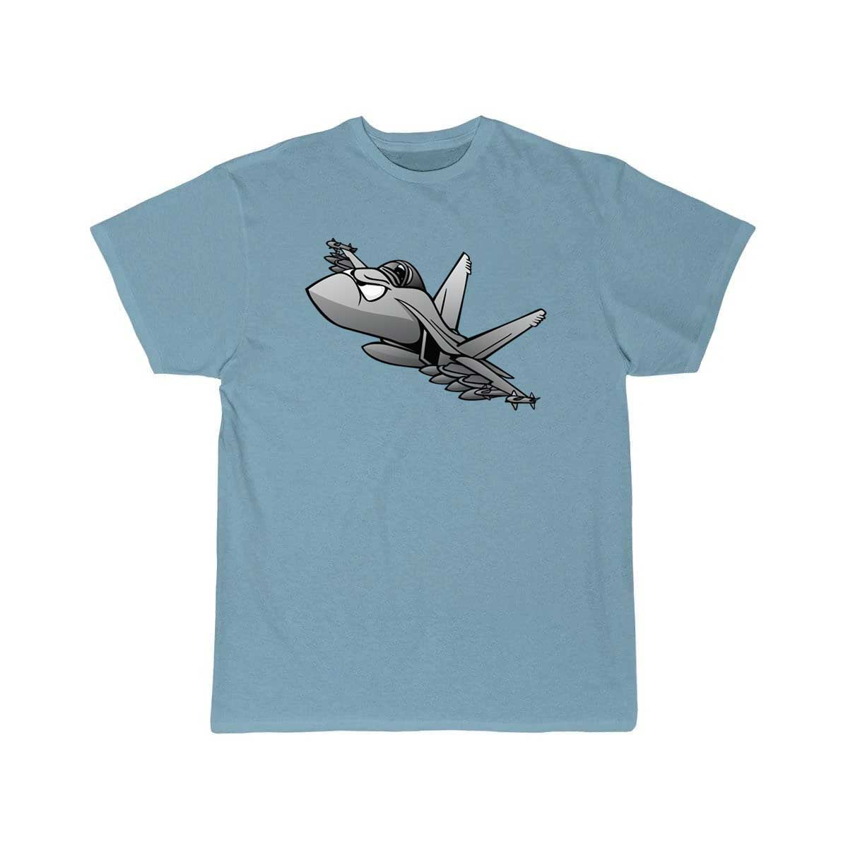 Military Fighter Attack Jet Airplane Cartoon T Shirt THE AV8R