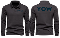 Thumbnail for YOW AIRPORT LONG SLEEVE  POLO