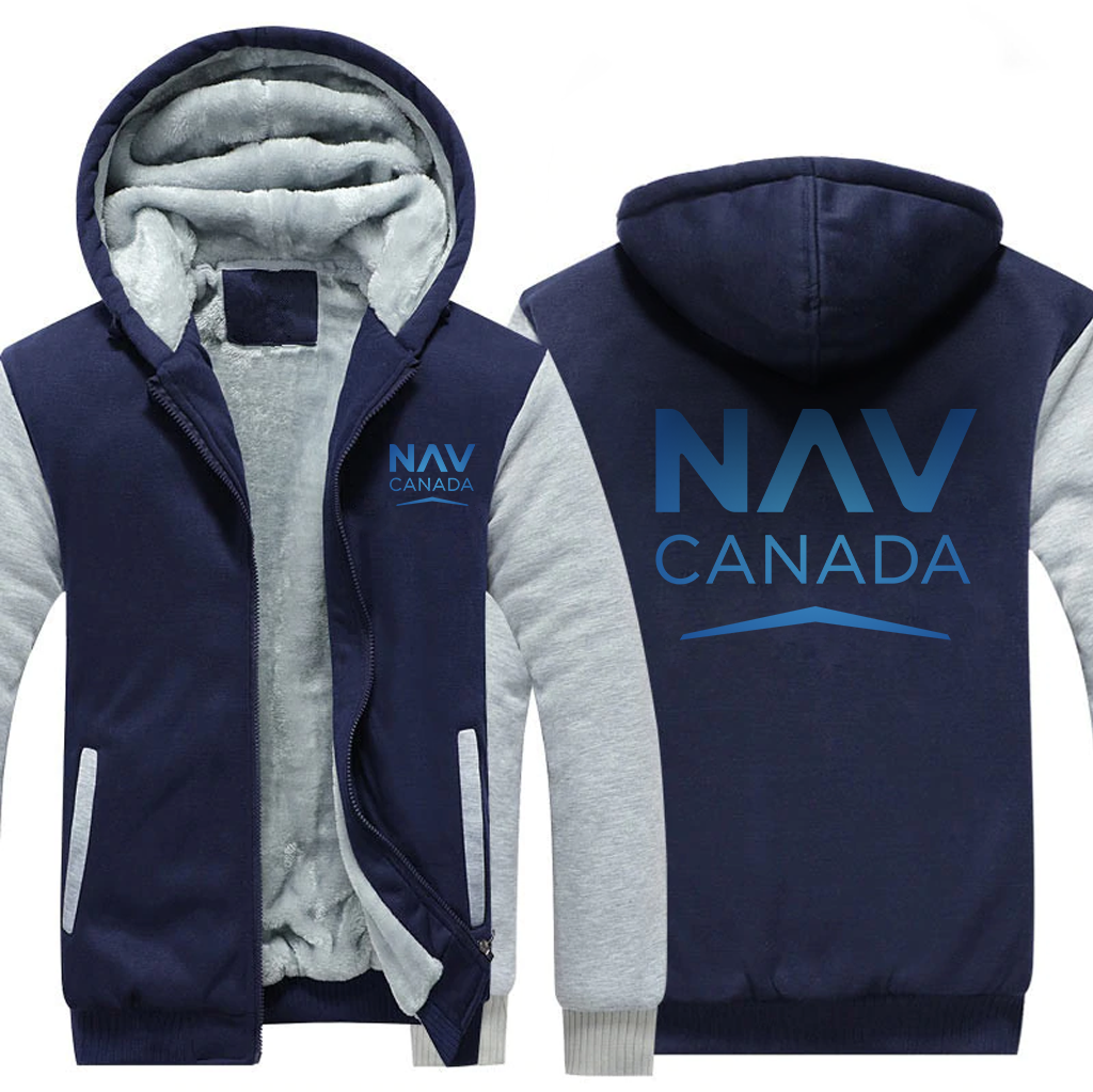 NAV CANADA AIRLINES JACKETS FLEECE SWEATSHIRT