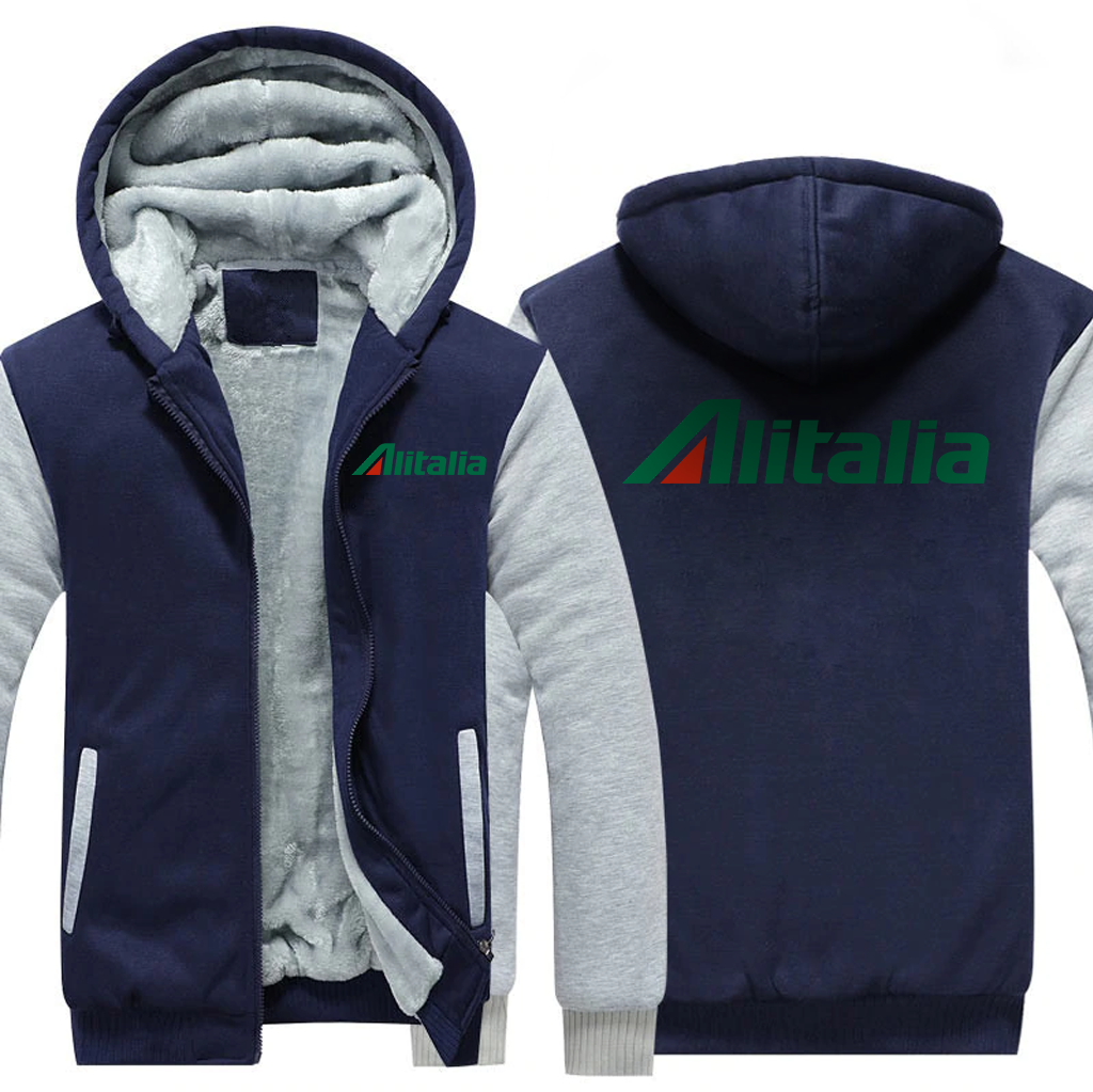 ALITALIA AIRLINES  JACKETS FLEECE SWEATSHIRT