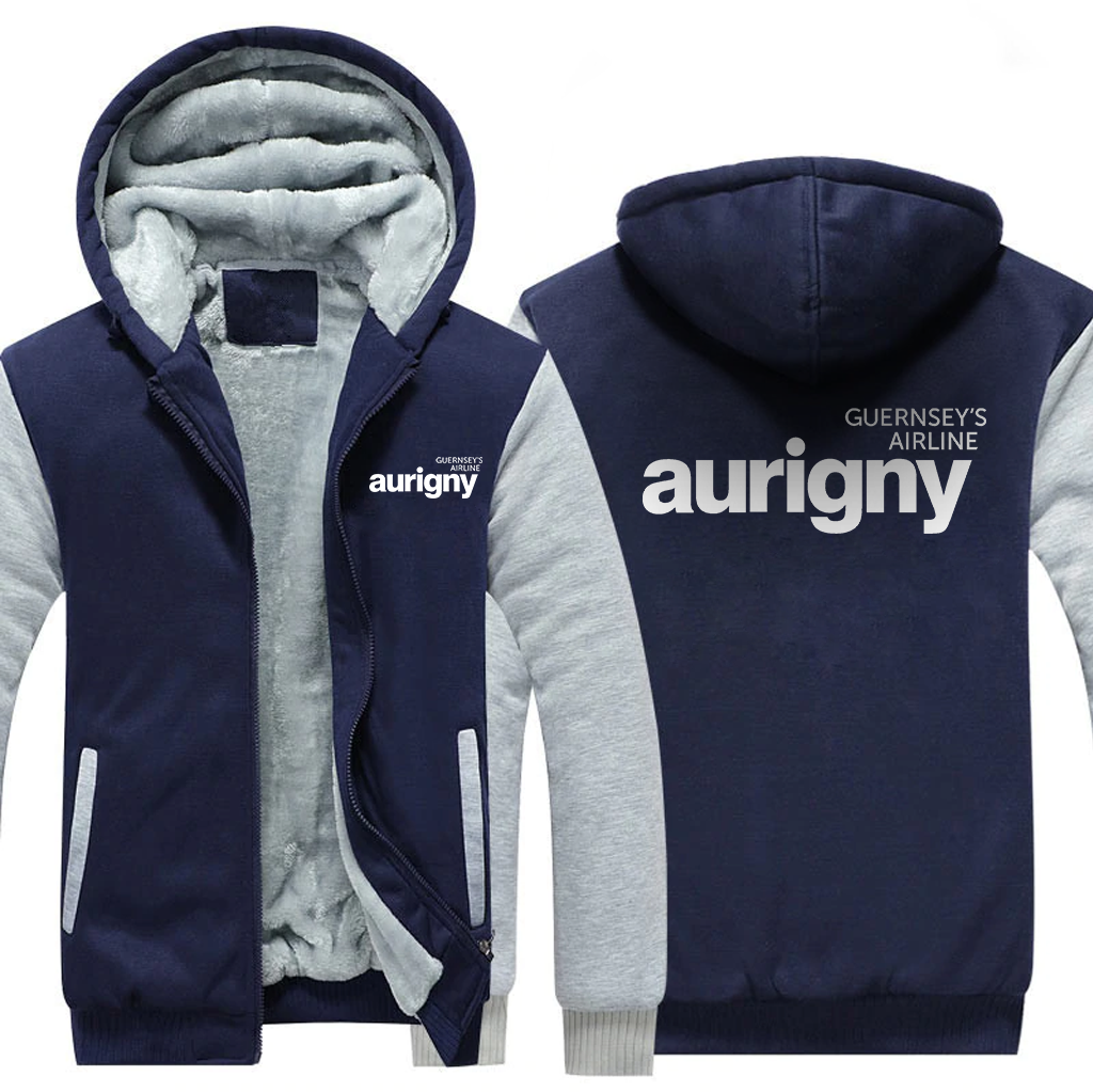 AURIGNY  AIRLINES JACKETS FLEECE SWEATSHIRT