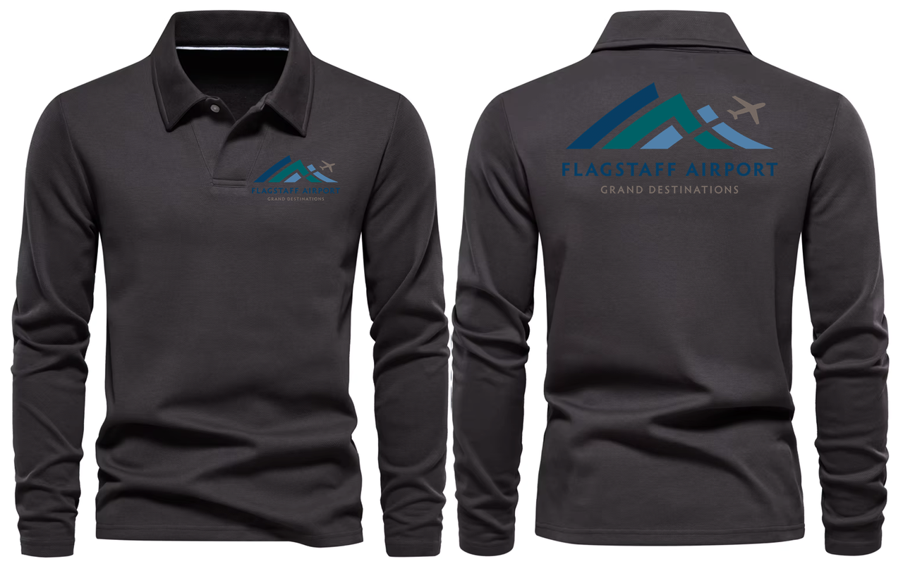 FLAGSTAF AIRPORT LONG SLEEVE  POLO