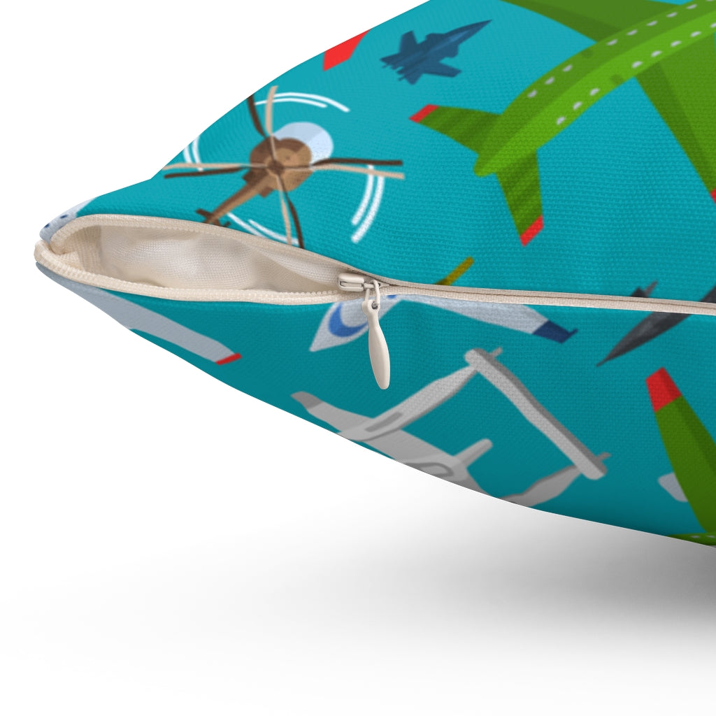 AIRPLANES PILLOW Printify