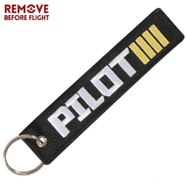 1PC NEW EMBROIDERY PILOT KEYCHAINS - PILOTSX