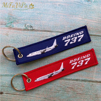 Thumbnail for 2 PC BOEING 747 FASHION TRINKET KEYCHAIN PHONE STRAP AVIATION RED KEY CHAINS - PILOTSX