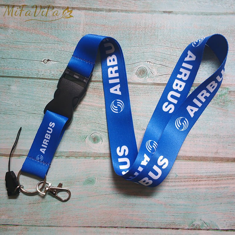 2 PC FLIGHT CREW LANYARDS NECK STRAP KEY CHAIN - PILOTSX