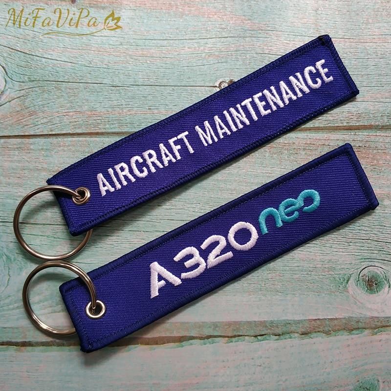 2 PCS 320 NEO EMBROIDERY KEY CHAIN - PILOTSX