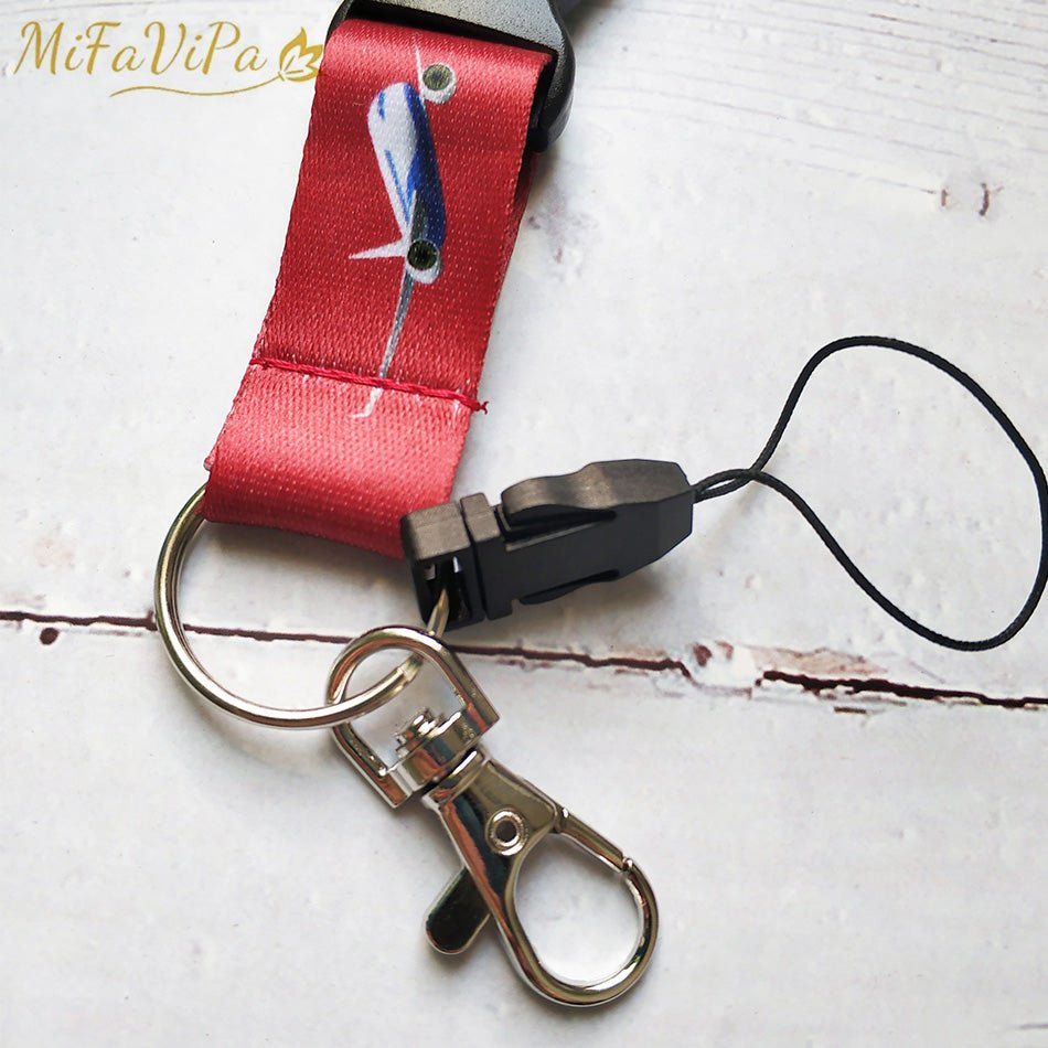 2 PCS AIR TRAFFIC CONTROLLER LANYARD ATC NECK STRAP KEYCHAIN - PILOTSX