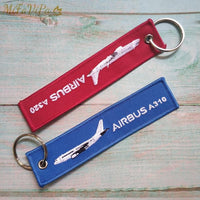 Thumbnail for 2 PCS AIRBUS A310 EMBROIDERY KEY CHAIN - PILOTSX