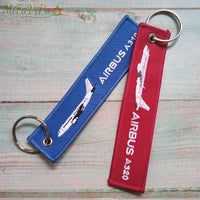 Thumbnail for 2 PCS AIRBUS A310 EMBROIDERY KEY CHAIN - PILOTSX