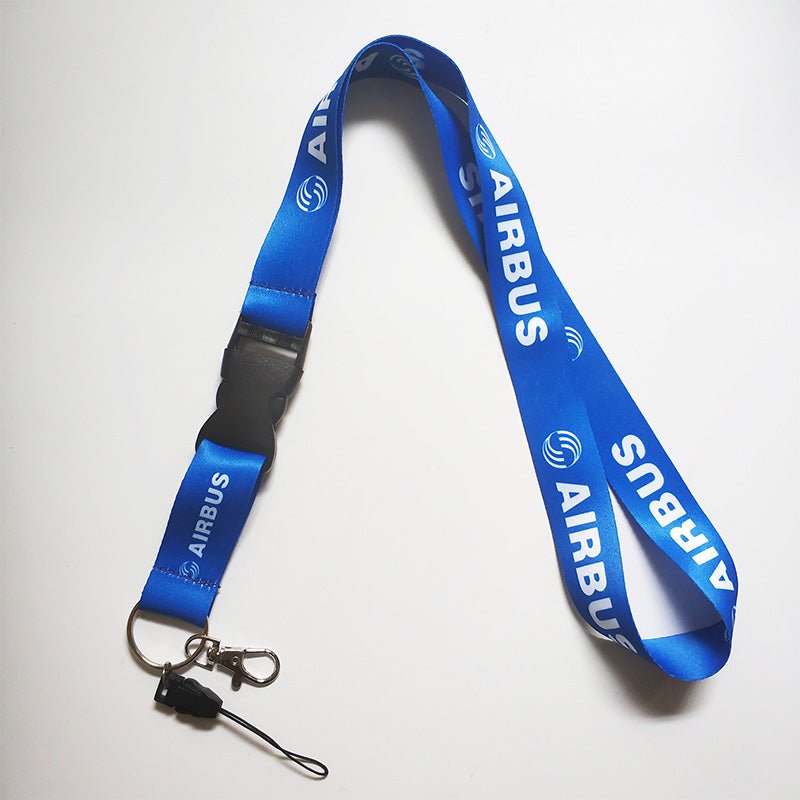 2 PCS AIRBUS A320 SLEUTELHANGE CESSNA KEYCHAIN AIRBUS NECK STRAP - PILOTSX