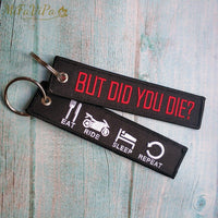 Thumbnail for 2 PCS AV8R SLEUTELHANGER EMBROIDERY FUNNY KEYCHAIN - PILOTSX