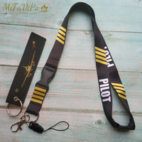 Thumbnail for 2 PCS BLACK BOEING 737 SLEUTELHANGE KEYCHAIN - PILOTSX