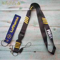 Thumbnail for 2 PCS BOEING 737 SLEUTELHANGE CESSNA KEYCHAIN AIRBUS NECK STRAP - PILOTSX