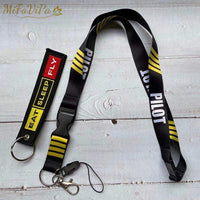 Thumbnail for 2 PCS BOEING 737 SLEUTELHANGE KEYCHAIN CESSNA NECK STRAP - PILOTSX