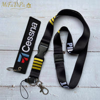 Thumbnail for 2 PCS BOEING 737 SLEUTELHANGE KEYCHAIN CESSNA NECK STRAP - PILOTSX