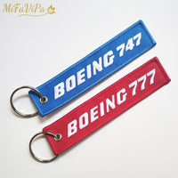 Thumbnail for 2 PCS BOEING 747 777 EMBROIDERY KEY CHAINS - PILOTSX