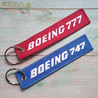 Thumbnail for 2 PCS BOEING 777 EMBROIDERY KEY CHAIN - PILOTSX