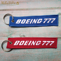 Thumbnail for 2 PCS BOEING 777 EMBROIDERY KEY CHAIN - PILOTSX