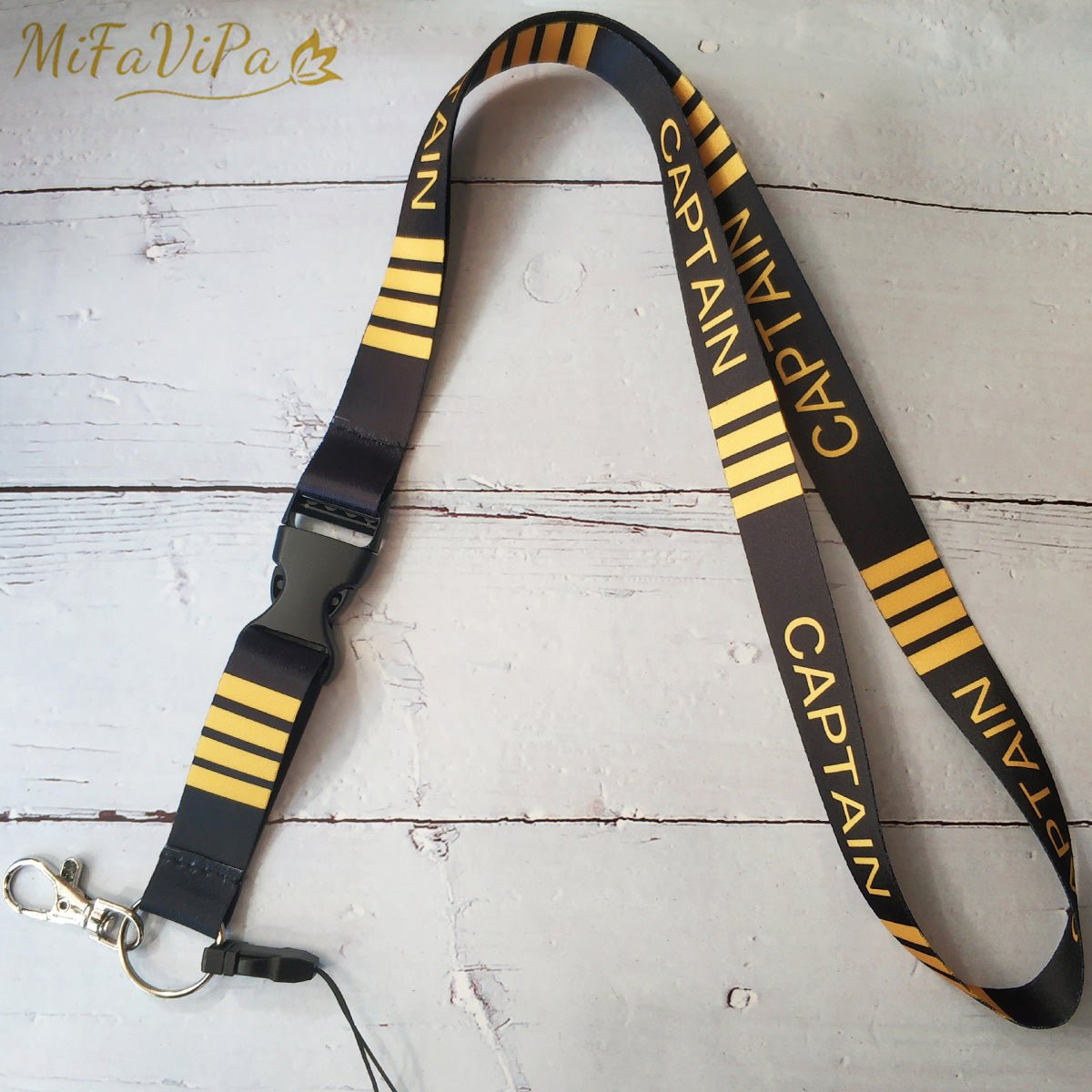 2 PCS CAPTAIN CHAVEIRO FASHION TRINKET NECK STRAP KEYCHAIN - PILOTSX