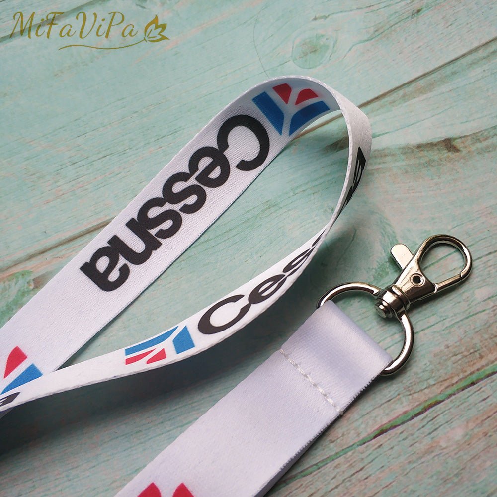 2 PCS FASHION TRINKET CESSNA LANYARDS NECK STRAP - PILOTSX