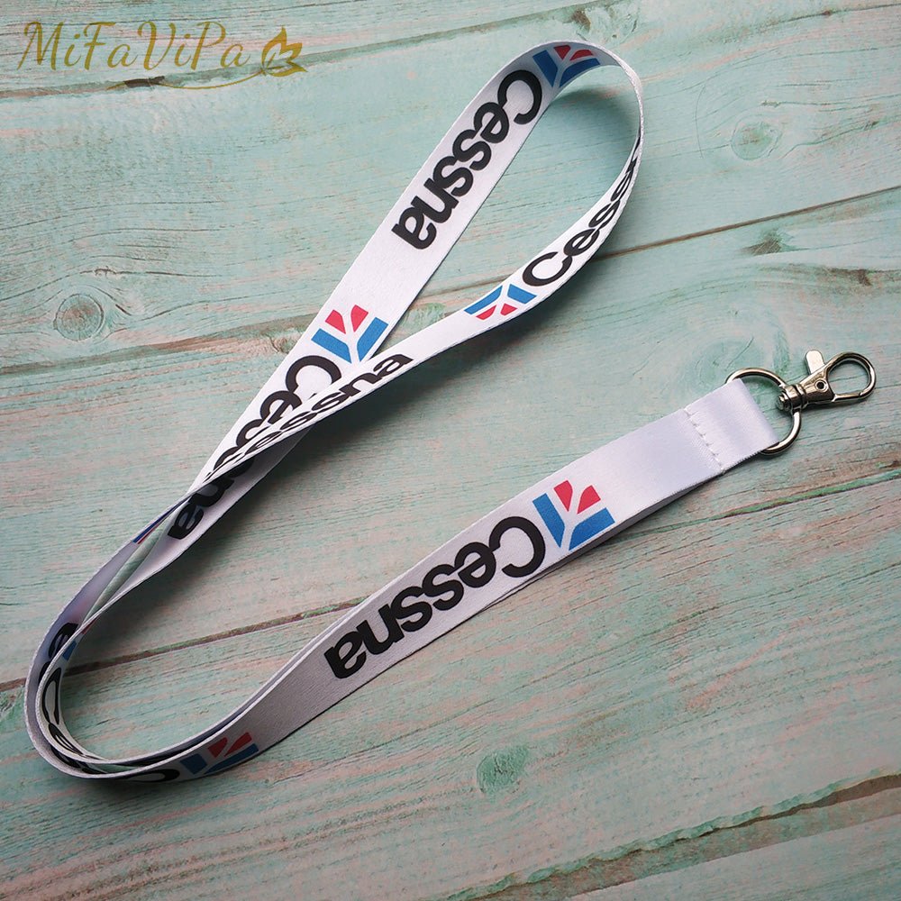 2 PCS FASHION TRINKET CESSNA LANYARDS NECK STRAP - PILOTSX