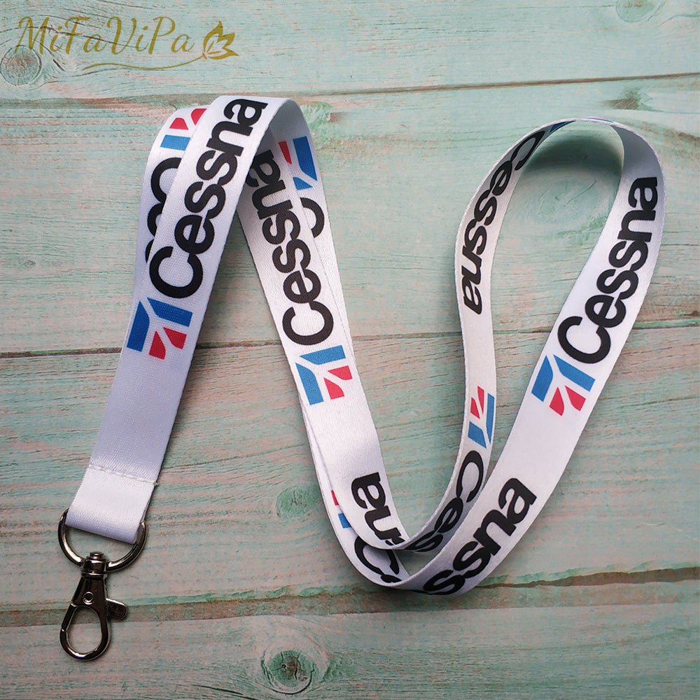 2 PCS FASHION TRINKET CESSNA LANYARDS NECK STRAP - PILOTSX