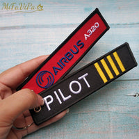 Thumbnail for 2 PCS FASHION TRINKET KEYCHAIN AIRBUS A320 AVIATOR PORTE CLEF AIRCRAFT KEY CHAIN - PILOTSX