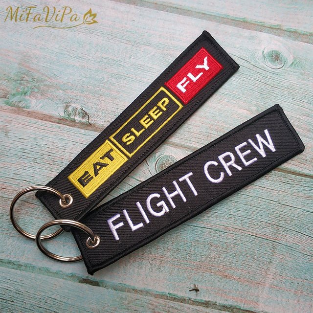 2 PCS FLIGHT CREW AVIATOR KEYCHAIN AIRCRAFT KEY CHAIN - PILOTSX