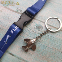 Thumbnail for 2 PCS FLIGHT CREW LANYARD SLEUTELHANGE KEYCHAIN AIRBUS NECK STRAP - PILOTSX