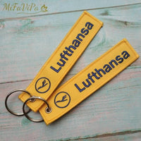 Thumbnail for 2 PCS LUFTHANSA EMBROIDERY KEY CHAIN - PILOTSX