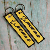 Thumbnail for 2 PCS/LOT A BOEING SIDE B ROYAL BRUNEI EMBROIDERY KEY CHAIN - PILOTSX