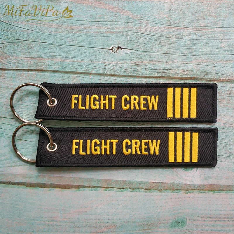 2 PCS/LOT BOEING A320 EMBROIDERY KEY CHAINS - PILOTSX