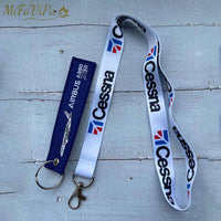 Thumbnail for 2 PCS/SET AIRBUS A350 CHAVEIRO KEYCHAIN CESSNA LANYARDS NECK STRAP - PILOTSX