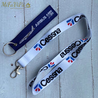 Thumbnail for 2 PCS/SET AIRBUS A350 CHAVEIRO KEYCHAIN CESSNA LANYARDS NECK STRAP - PILOTSX