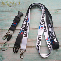 Thumbnail for 2 PCS/SET CESSNA LANYARDS NECK STRAP KEYCHAIN - PILOTSX