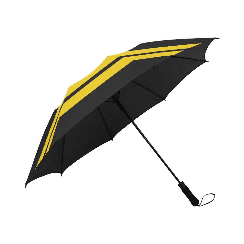 2 STRIPES CUSTOM NAME SEMI - AUTOMATIC FOLDABLE UMBRELLA (MODEL U05) - PILOTSX