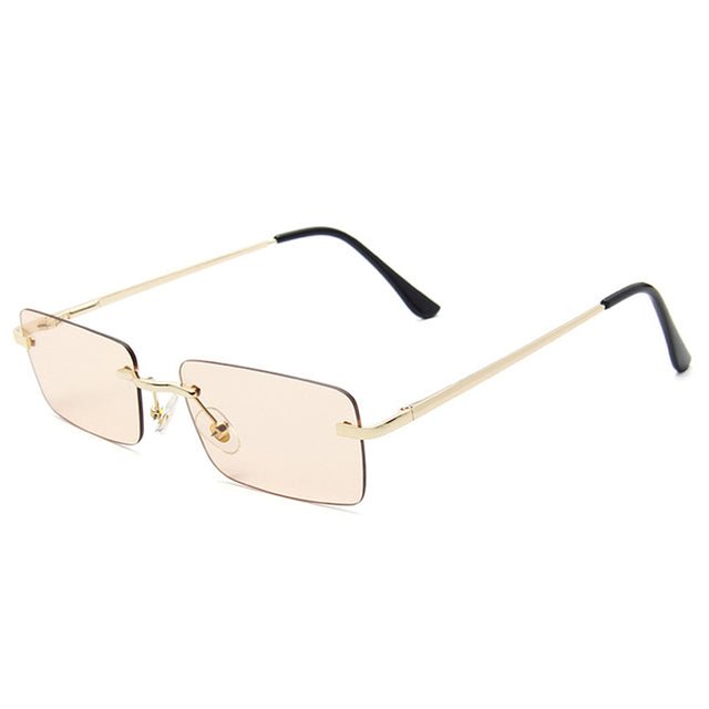 2021 LUXURY SMALL RIMLESS MEN WOMEN SUNGLASSES - PILOTSX