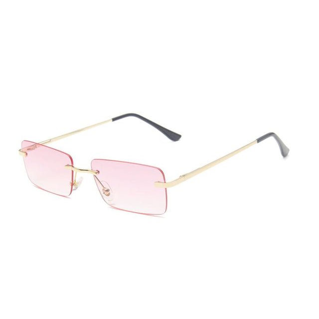 2021 LUXURY SMALL RIMLESS MEN WOMEN SUNGLASSES - PILOTSX