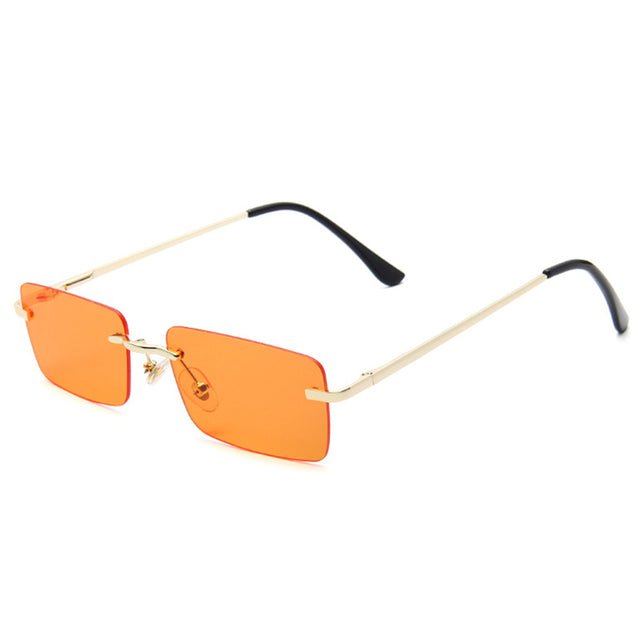 2021 LUXURY SMALL RIMLESS MEN WOMEN SUNGLASSES - PILOTSX