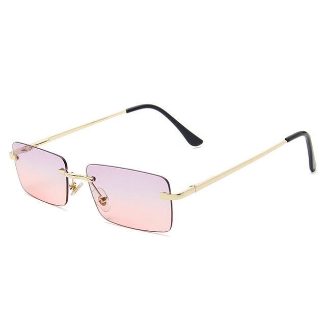 2021 LUXURY SMALL RIMLESS MEN WOMEN SUNGLASSES - PILOTSX