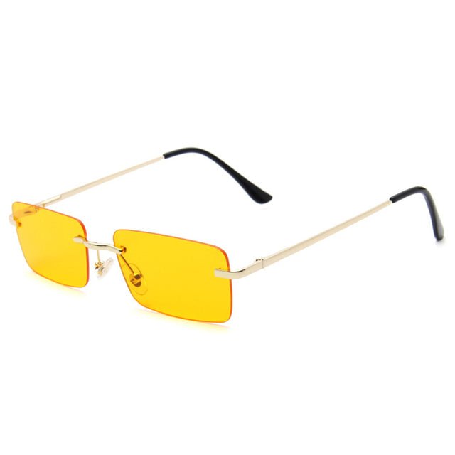 2021 LUXURY SMALL RIMLESS MEN WOMEN SUNGLASSES - PILOTSX