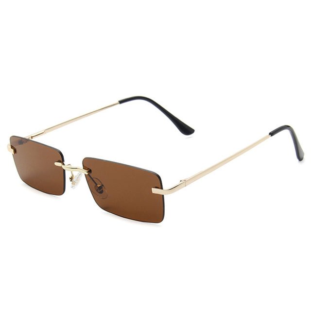 2021 LUXURY SMALL RIMLESS MEN WOMEN SUNGLASSES - PILOTSX