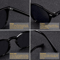 Thumbnail for 2021 NEW FASHION MEN POLARIZED SUNGLASSES WOMEN ROUND TAC LENS TR90 FRAME BRAND DESIGNER - PILOTSX