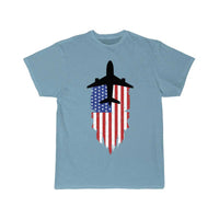 Thumbnail for USA Airplane Jet Fighter T Shirt THE AV8R