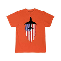 Thumbnail for USA Airplane Jet Fighter T Shirt THE AV8R