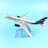 Thumbnail for 20CM AEROFLOT RUSSIAN AIRCRAFT MODEL DIECAST METAL MODEL AIRPLANES 16CM A330 1:400 A380 AIRBUS AIRPLANE MODEL TOY PLANE GIFT - PILOTSX