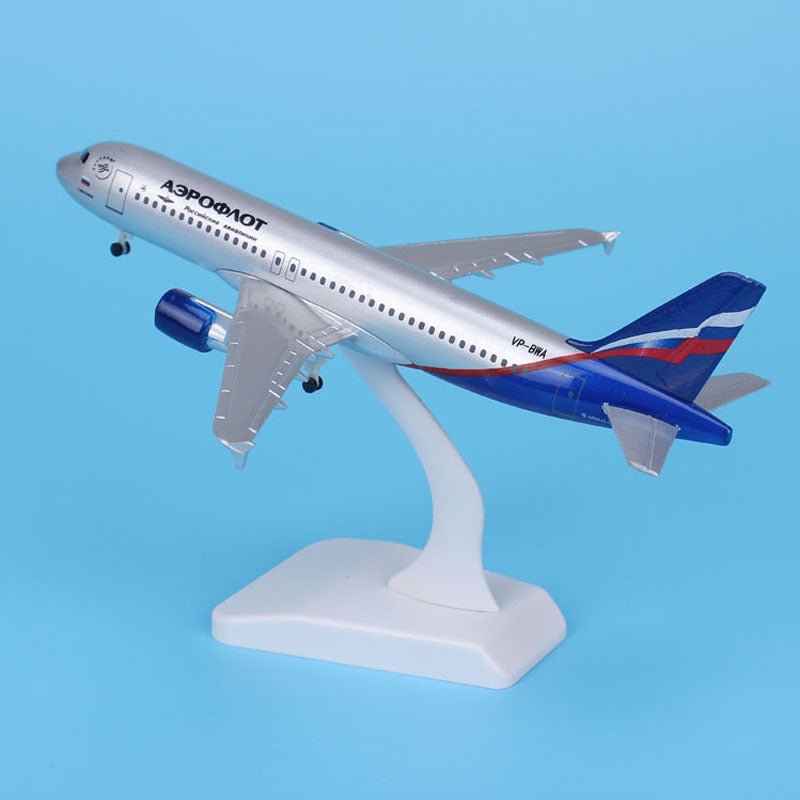 20CM AEROFLOT RUSSIAN AIRCRAFT MODEL DIECAST METAL MODEL AIRPLANES 16CM A330 1:400 A380 AIRBUS AIRPLANE MODEL TOY PLANE GIFT - PILOTSX