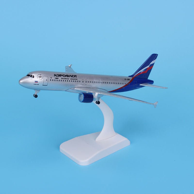 20CM AEROFLOT RUSSIAN AIRCRAFT MODEL DIECAST METAL MODEL AIRPLANES 16CM A330 1:400 A380 AIRBUS AIRPLANE MODEL TOY PLANE GIFT - PILOTSX