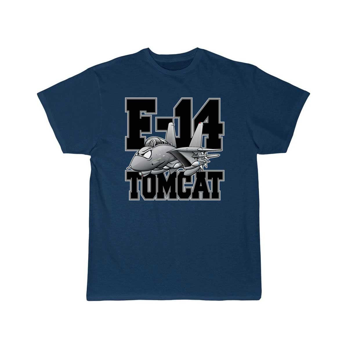 F-14 Tomcat Military Fighter Jet Aircraft Cartoon T Shirt THE AV8R